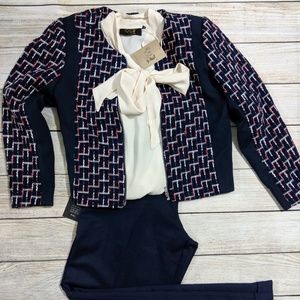 Zipped Tweed Jacket